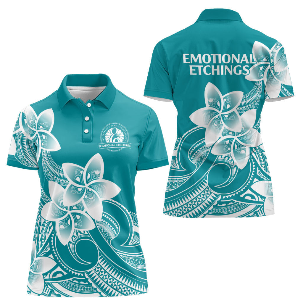 Customer request - EMOTIONAL ETCHINGS - 28-09-26 - Women Polo Shirt LT9 - Polynesian Pride