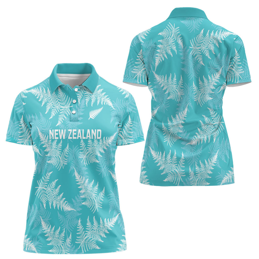 Customer request - digger16@xtra - 15-09-26 - Turquoise Version - Women Polo Shirt - LT14 Female Turquoise - Polynesian Pride