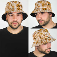 Mokihana Maile Ilima Leis Paniolo Palaka Bucket Hat Hawaiian Kula Spirit - Polynesian Pride