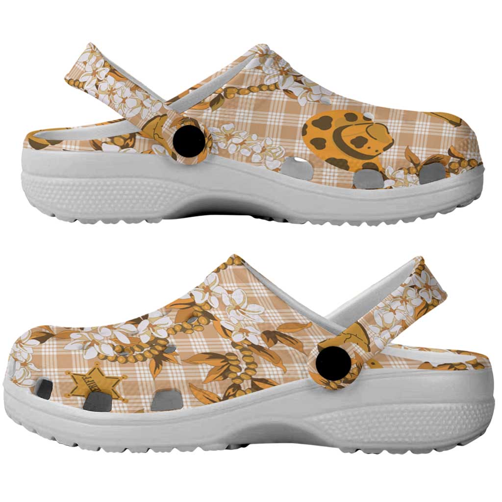 Mokihana Maile Ilima Leis Paniolo Palaka Clogs Shoes Hawaiian Kula Spirit - Polynesian Pride