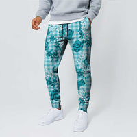 Mokihana Maile Ilima Leis Paniolo Palaka Jogger Pants Hawaiian Polu Opa Spirit - Polynesian Pride