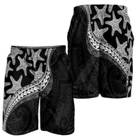 Monotone Polynesian Starfish Unique Pattern Shorts for Men