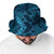 Naval Night Aloha Hawaii Bucket Hat Hawaiian Kakau Ohia Lehua Lei - Polynesian Pride