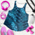 Naval Night Aloha Hawaii Women Racerback Tank Hawaiian Kakau Ohia Lehua Lei - Polynesian Pride