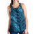 Naval Night Aloha Hawaii Women Racerback Tank Hawaiian Kakau Ohia Lehua Lei - Polynesian Pride