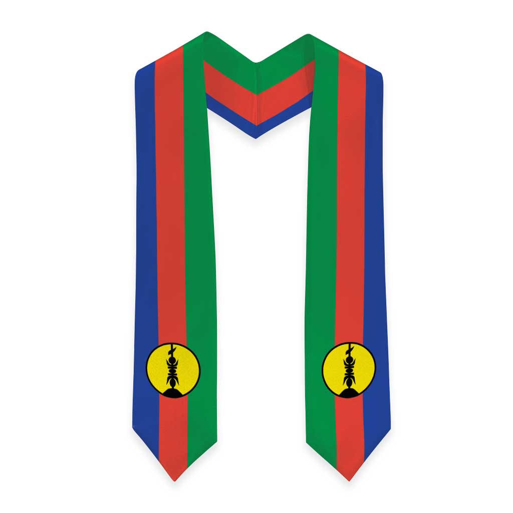 New Caledonia Graduation Stole Flag Style