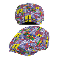 New Caledonia Joyeux Noel Jeff Hat Pacific Patchwork Xmas Vibes - Polynesian Pride