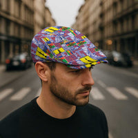 New Caledonia Joyeux Noel Jeff Hat Pacific Patchwork Xmas Vibes - Polynesian Pride