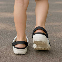 New Zealand Aotearoa Clogs Shoes With Paua Shell Kowhaiwhai Pattern - Polynesian Pride