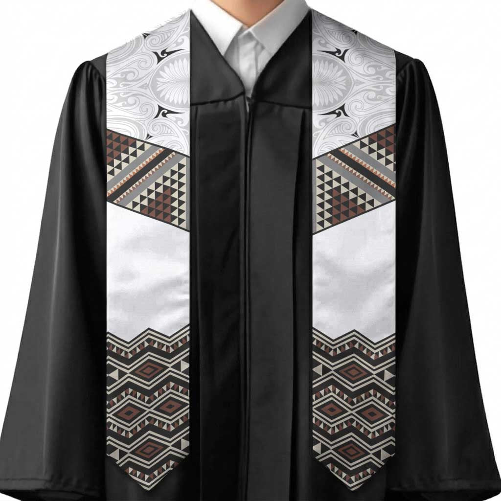New Zealand Aotearoa Graduation Stole Taniko Art Simple Style