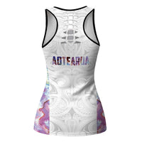 New Zealand Aotearoa Hollow Tank Top Pink Maori Papua Shell Indigenous - Polynesian Pride