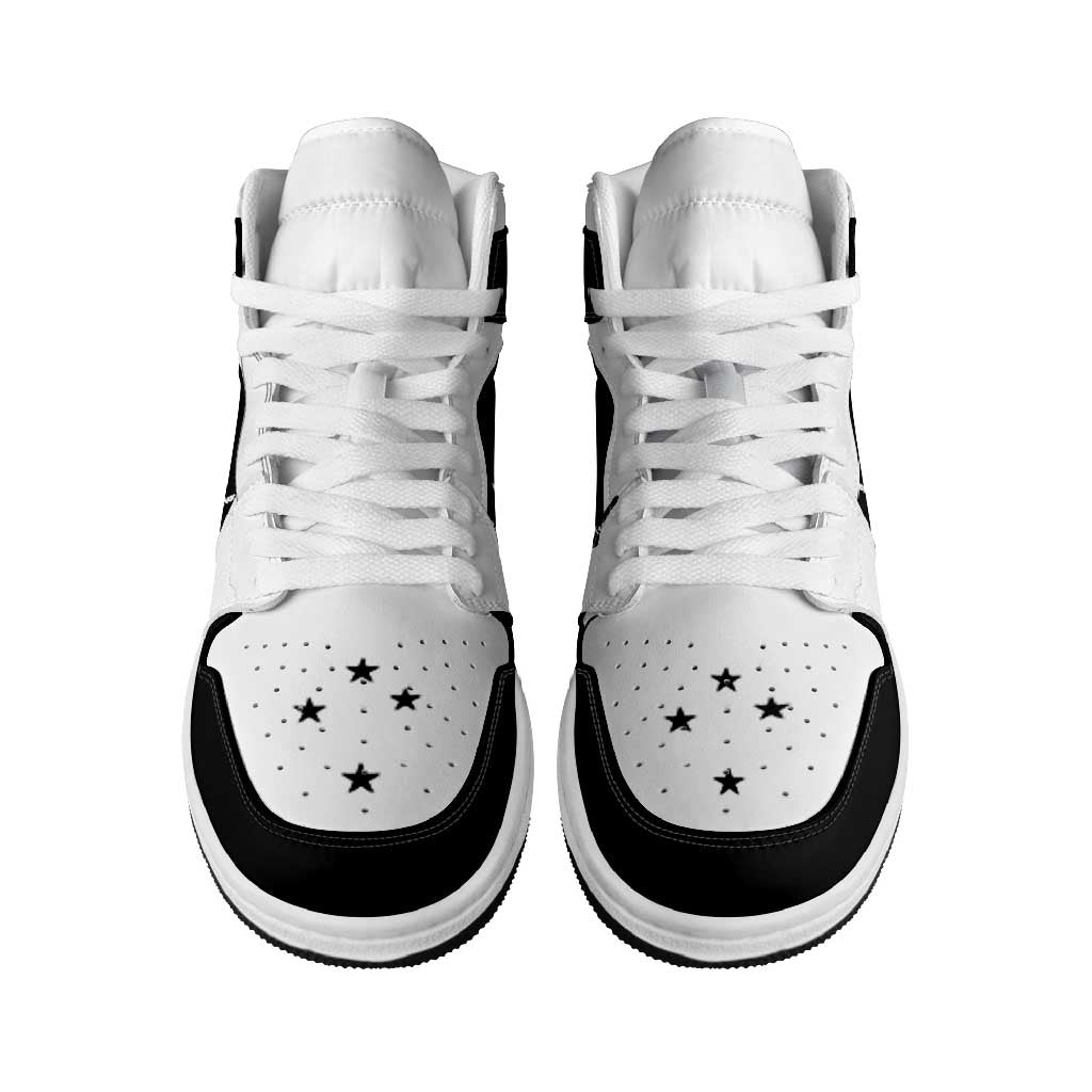 New Zealand Aotearoa Silver Fern High Sneakers AJ1