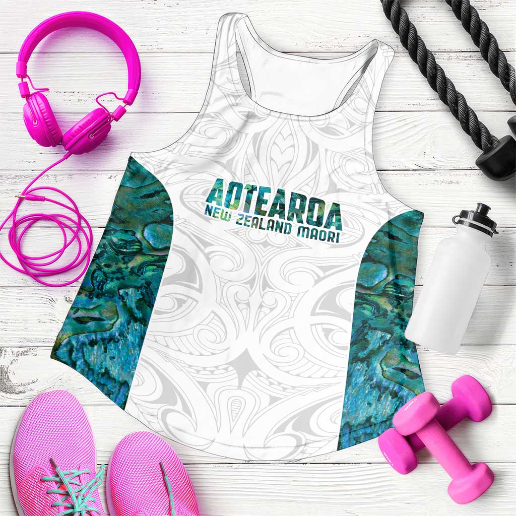 New Zealand Aotearoa Women Racerback Tank Green Maori Papua Shell Indigenous - Polynesian Pride