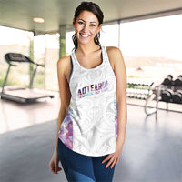 New Zealand Aotearoa Women Racerback Tank Pink Maori Papua Shell Indigenous - Polynesian Pride