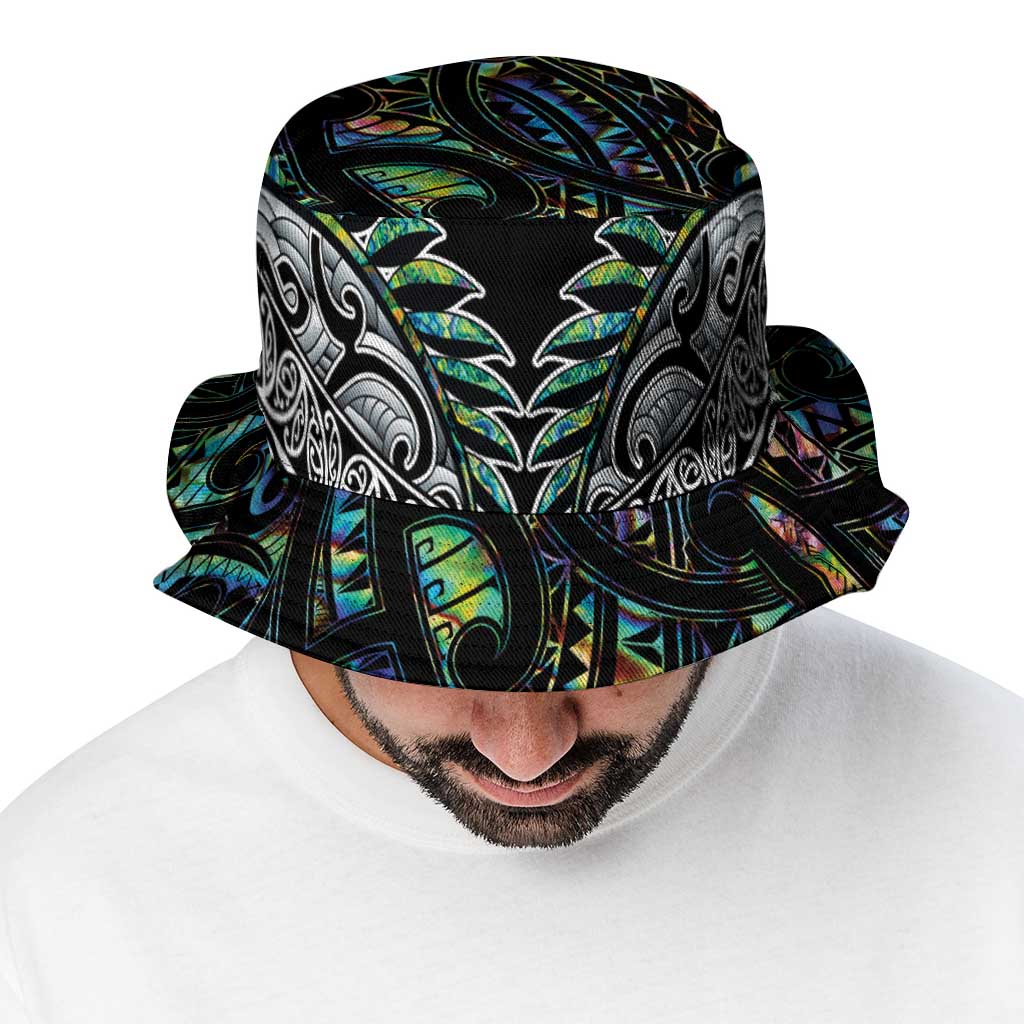 New Zealand Bucket Hat Maori Rugby Tattoo Papua Shell - Polynesian Pride
