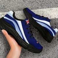New Zealand Chunky Sneakers Flag-Inspired Curve Style