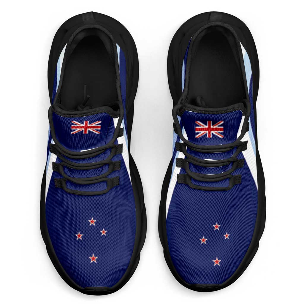 New Zealand Clunky Sneakers Flag-Inspired Curve Style