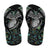 New Zealand Flip Flops Maori Rugby Tattoo Papua Shell - Polynesian Pride
