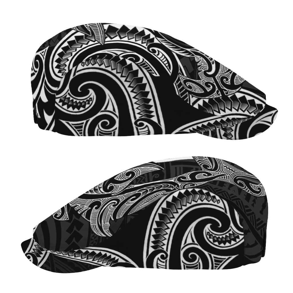 New Zealand Hammerhead Shark Jeff Hat Maori Haehae Mangopare Black - Polynesian Pride