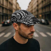 New Zealand Hammerhead Shark Jeff Hat Maori Haehae Mangopare Black - Polynesian Pride