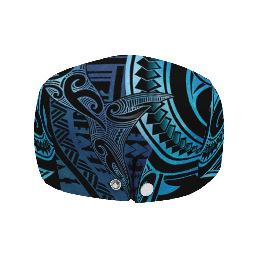 New Zealand Hammerhead Shark Jeff Hat Maori Haehae Mangopare Galaxy - Polynesian Pride