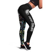 New Zealand Leggings Maori Rugby Tattoo Papua Shell - Polynesian Pride