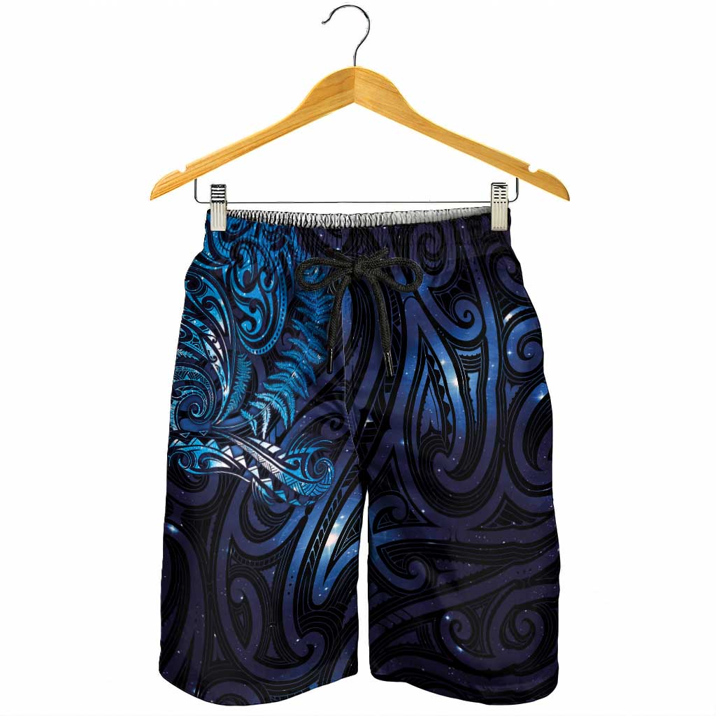 New Zealand New Year-Matariki Shorts for Men Aotearoa Maori Tattoo Galaxy Sky