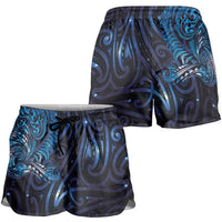 New Zealand New Year-Matariki Shorts for Women Aotearoa Maori Tattoo Galaxy Sky