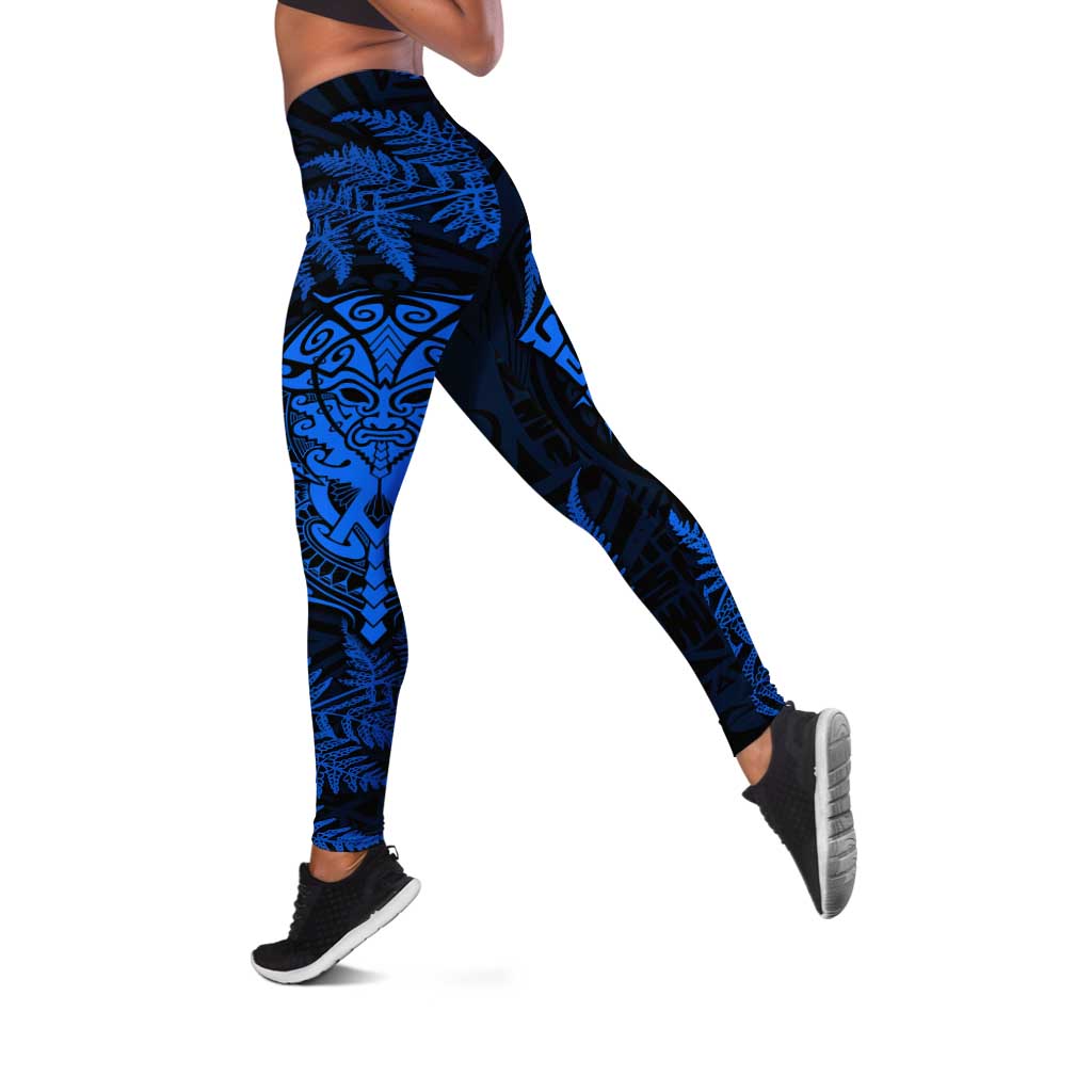 New Zealand Rugby All Blue Leggings Silver Fern All Black Mix Ta Moko LT09