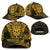 New Zealand Rugby All Gold Classic Cap Silver Fern All Black Mix Ta Moko LT09