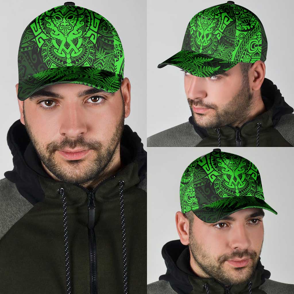 New Zealand Rugby All Green Classic Cap Silver Fern All Black Mix Ta Moko LT09