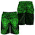 New Zealand Rugby All Green Shorts for Men Silver Fern All Black Mix Ta Moko LT09