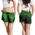 New Zealand Rugby All Green Shorts for Women Silver Fern All Black Mix Ta Moko