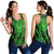 New Zealand Rugby All Green Women Racerback Tank Silver Fern All Black Mix Ta Moko LT09