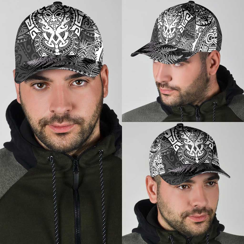 New Zealand Rugby All White Classic Cap Silver Fern All Black Mix Ta Moko LT09