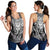 New Zealand Rugby All White Women Racerback Tank Silver Fern All Black Mix Ta Moko LT09