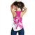 New Zealand Silver Fern Rugby Custom Women Racerback Tank Go All Black Maori Pink Version - Polynesian Pride