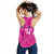 New Zealand Silver Fern Rugby Custom Women Racerback Tank Go Aotearoa Champions World Cup Pink - Polynesian Pride
