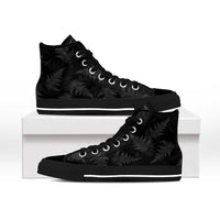 New Zealand Silver Fern Rugby High Top Shoes Go Aotearoa World Cup - Polynesian Pride