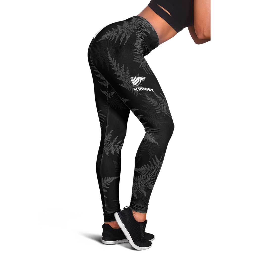New Zealand Silver Fern Rugby Leggings Go Aotearoa Champions World Cup - Polynesian Pride