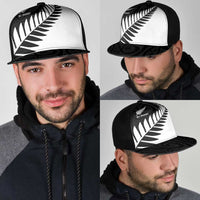 New Zealand Silver Fern Rugby Mesh Trucker Cap All Black Go Champions Maori Pattern - Polynesian Pride