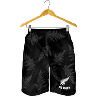 New Zealand Silver Fern Rugby Shorts for Men Go Aotearoa Champions World Cup - Polynesian Pride