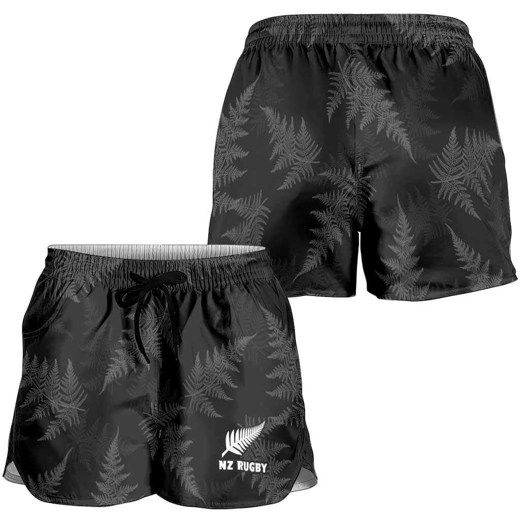 New Zealand Silver Fern Rugby Shorts for Women Go Aotearoa Champions World Cup - Polynesian Pride