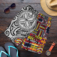 Niue Hiapo and Maori Decoration Tattoos Shorts for Men - Polynesian Pride