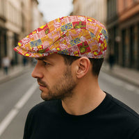 Niue Monuina e Kilisimasi Jeff Hat Pacific Patchwork Xmas Vibes - Polynesian Pride