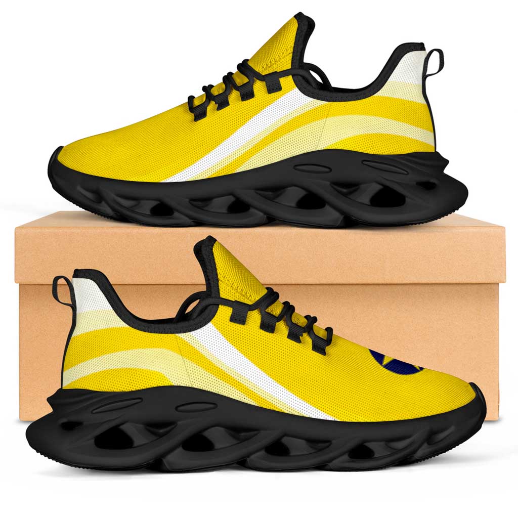 Niue The Rock Clunky Sneakers Flag-Inspired Curve Style