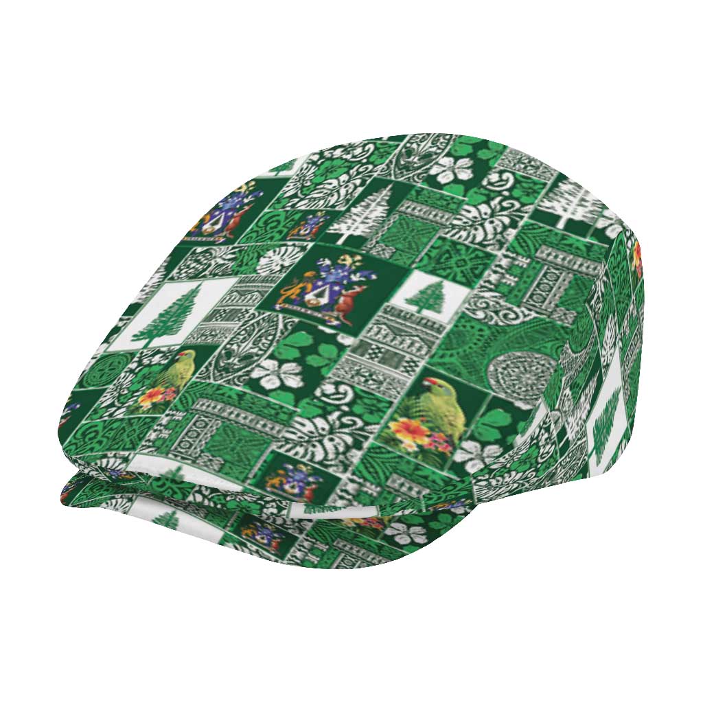 Norfolk Island Meri Krismas Jeff Hat Pacific Patchwork Xmas Vibes - Polynesian Pride