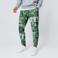 Norfolk Island Meri Krismas Jogger Pants Pacific Patchwork Xmas Vibes - Polynesian Pride