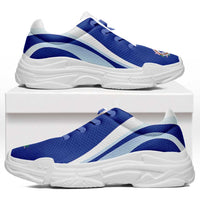 Northern Mariana Islands Chunky Sneakers Flag-Inspired Curve Style