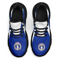 Northern Mariana Islands Clunky Sneakers Flag-Inspired Curve Style